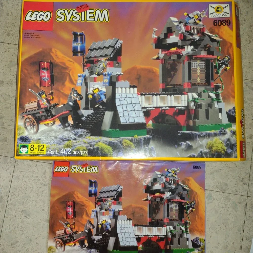 Lego Ninja Stone Tower Bridge, Castle, w original box and instructions, retired - Picture 4 of 16
